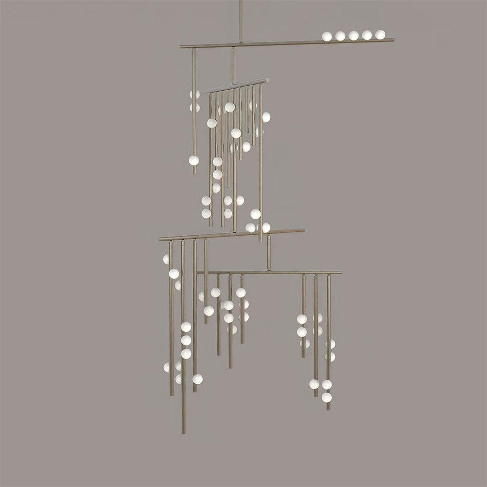 diy-luminous-cascade-chandelier
