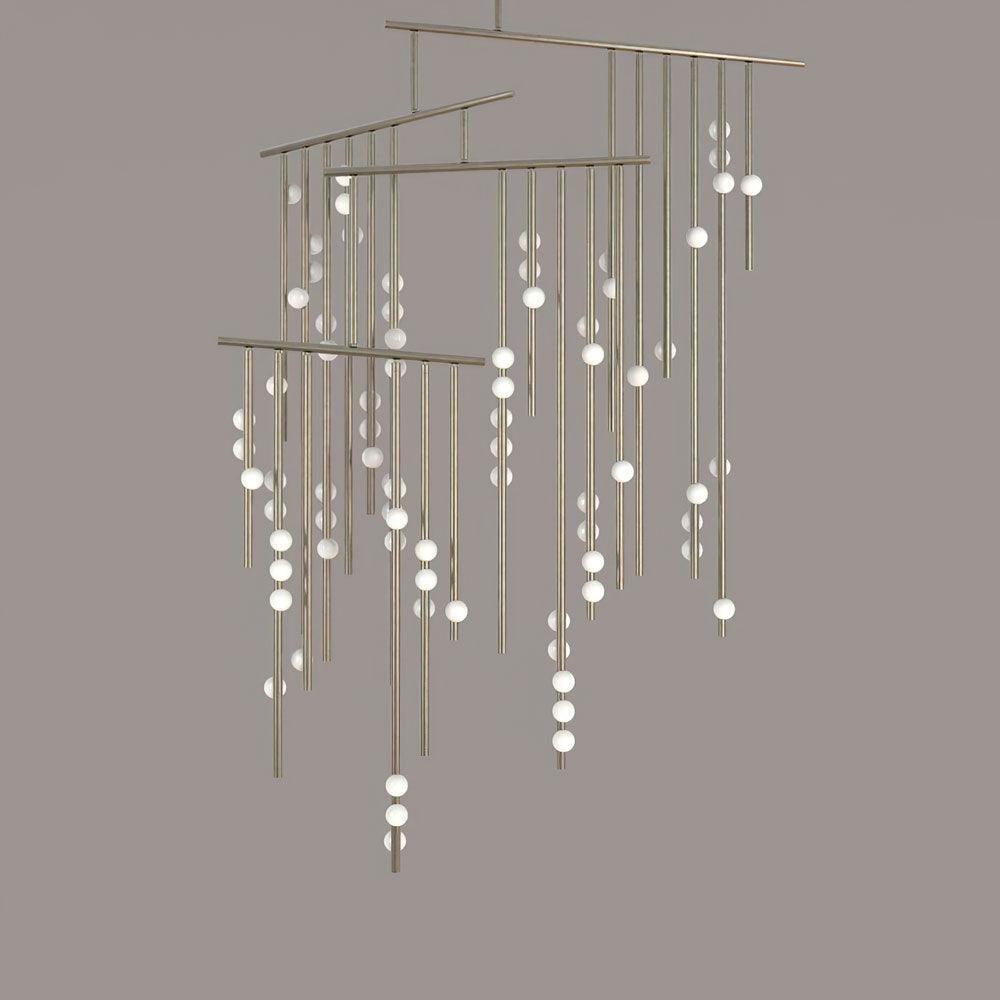diy-luminous-cascade-chandelier