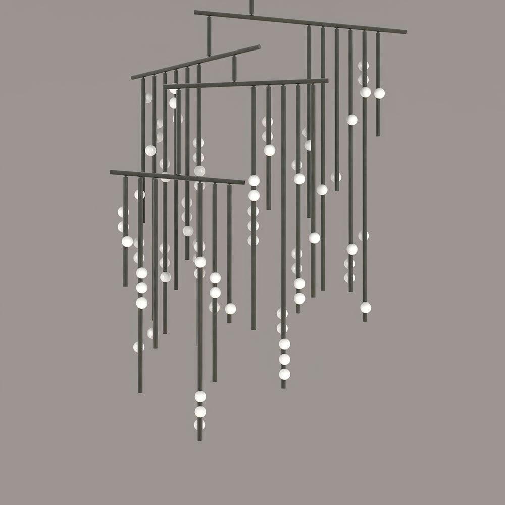 diy-luminous-cascade-chandelier