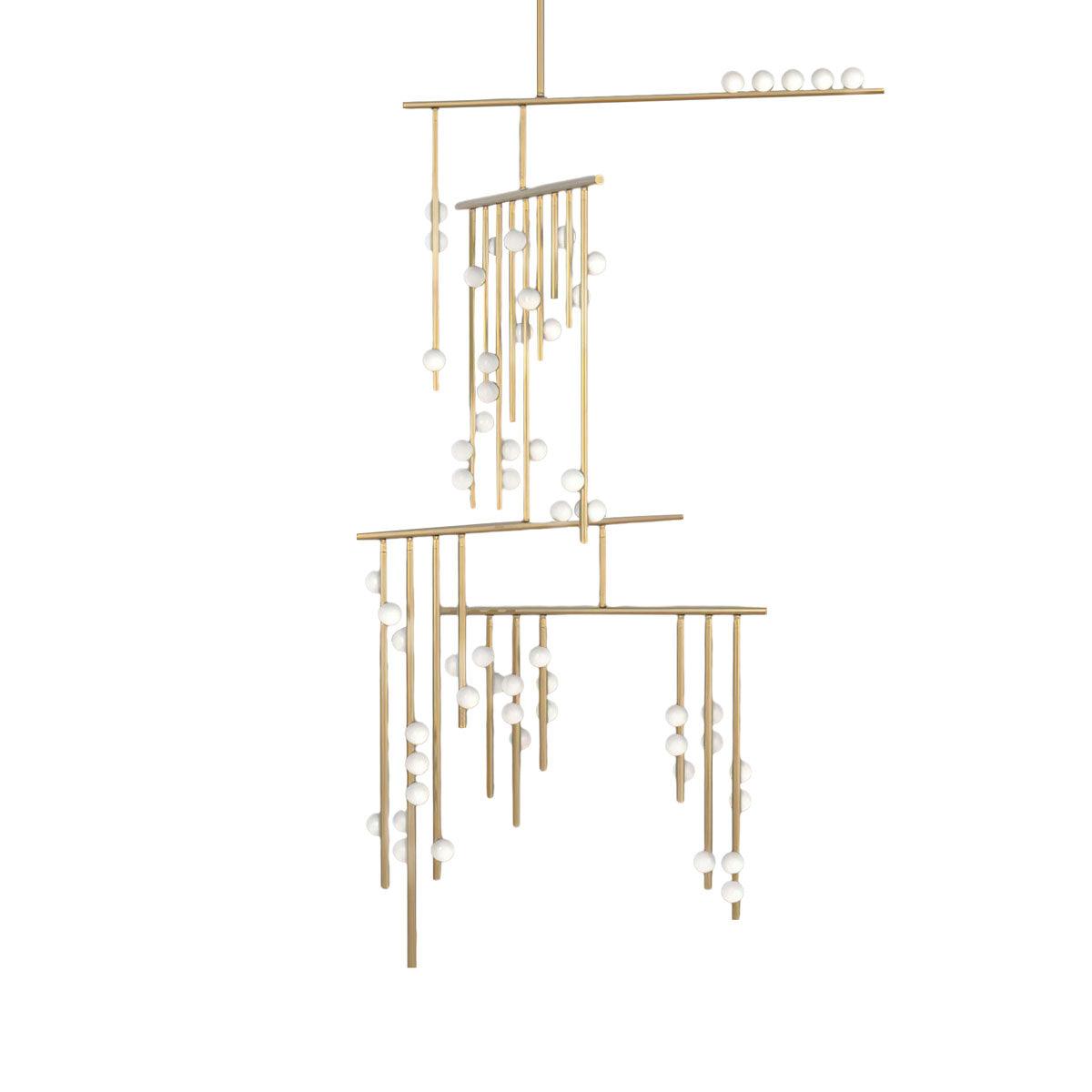 diy-luminous-cascade-chandelier