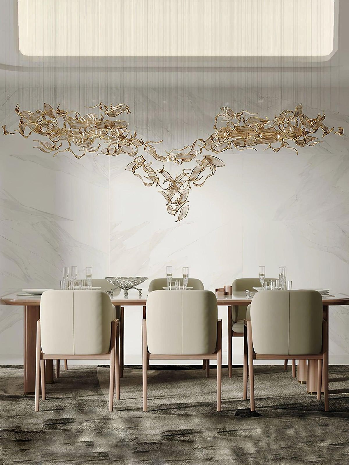diy-fallen-leaf-chandelier