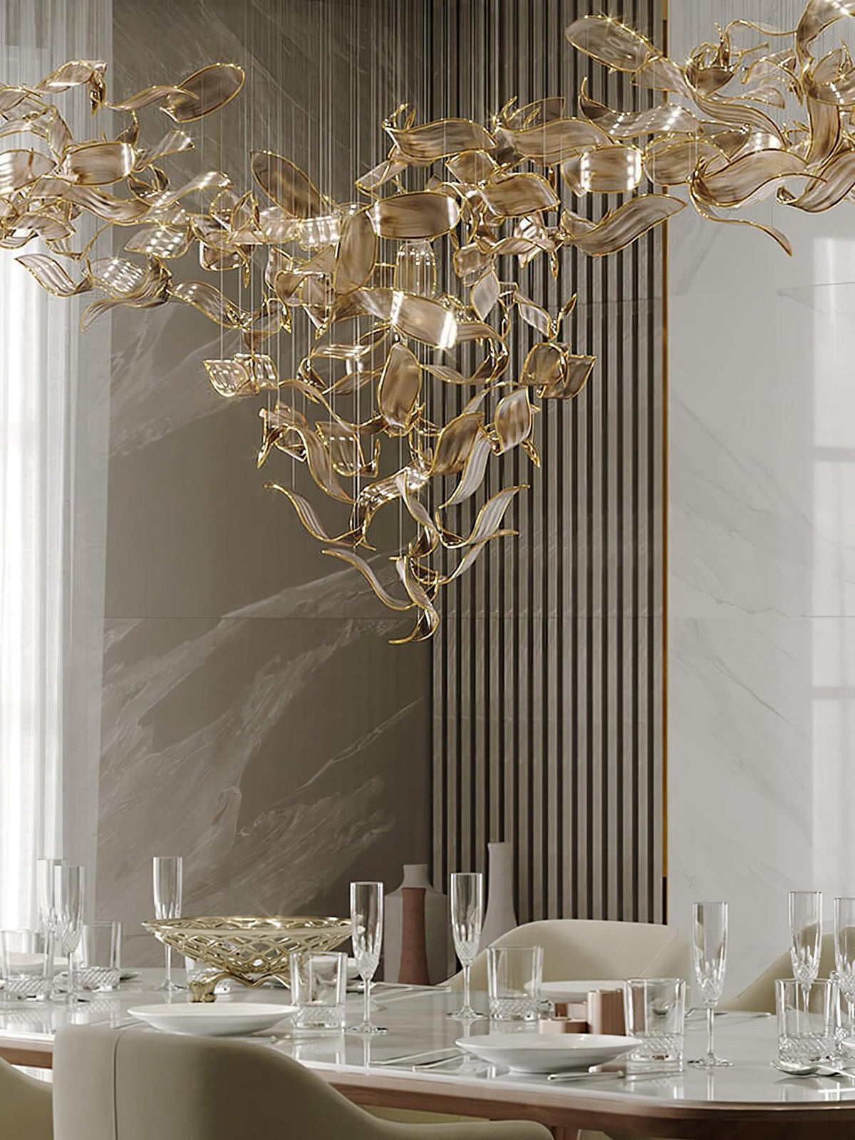 diy-fallen-leaf-chandelier