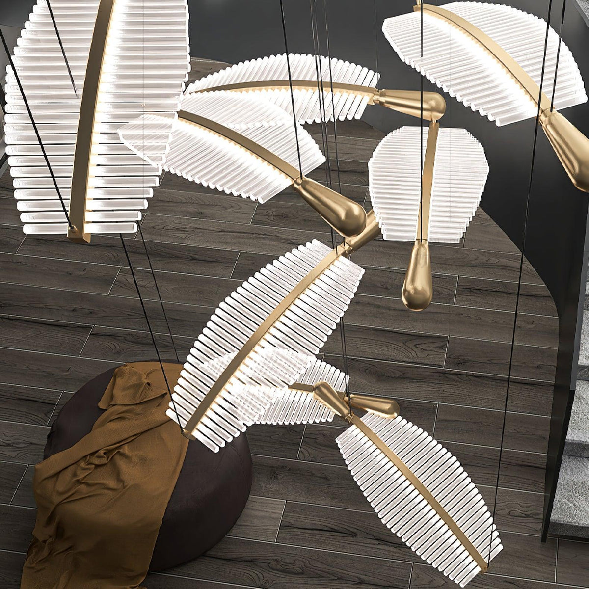 diy-leaf-led-chandelier