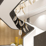 diy-leaf-led-chandelier