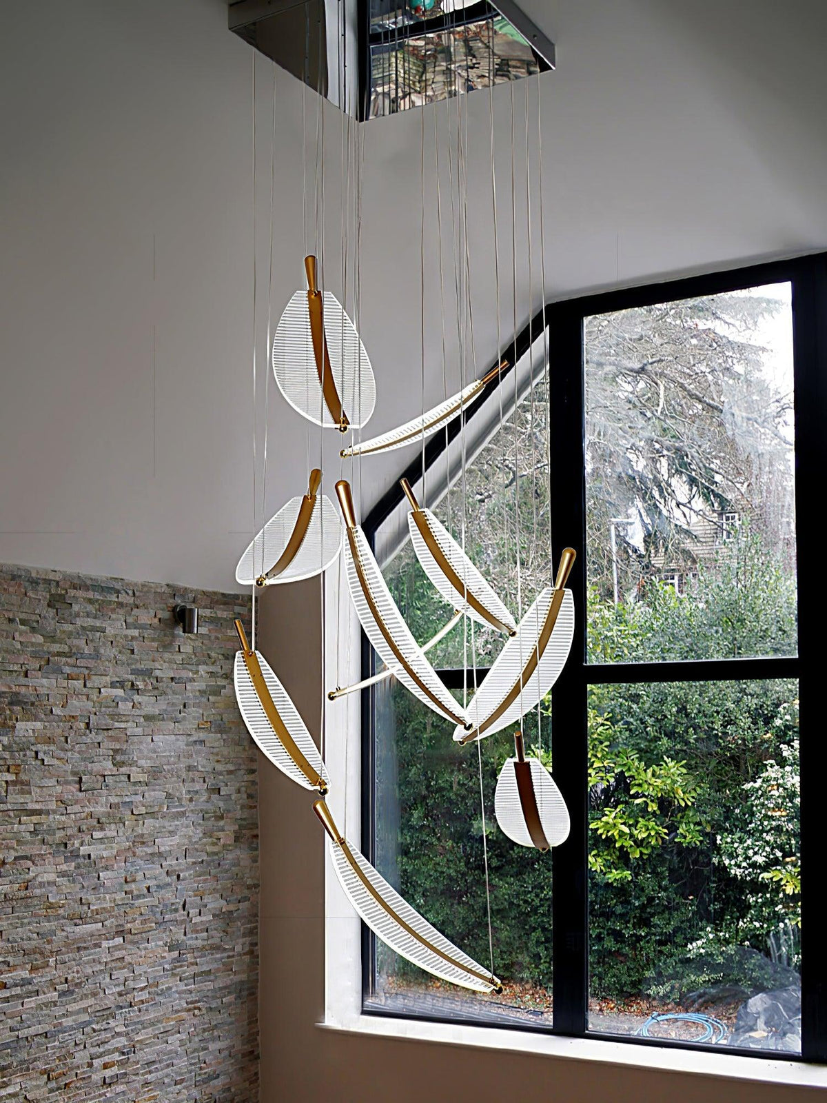 diy-leaf-led-chandelier