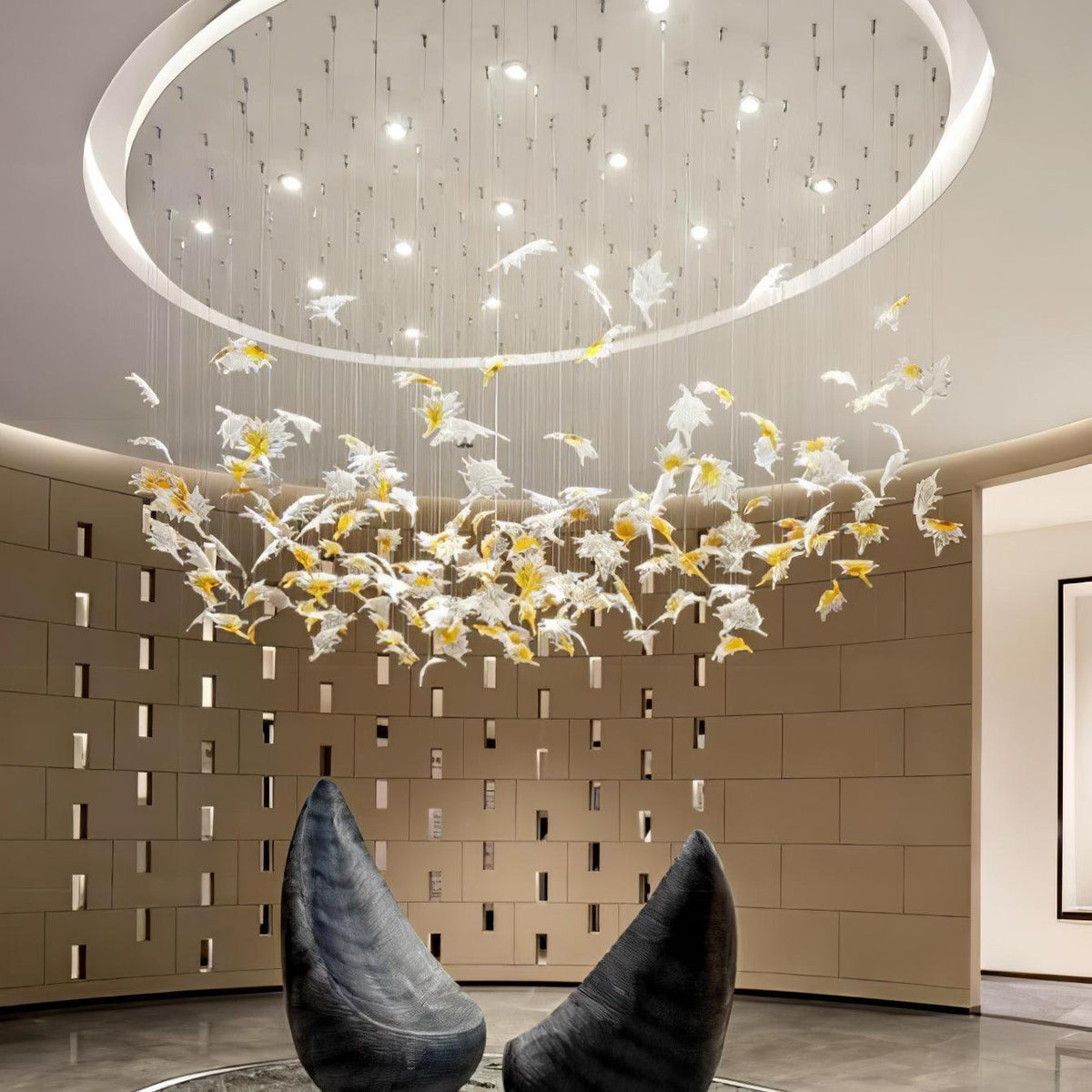 diy-maple-leaf-chandelier