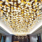 diy-maple-leaf-chandelier