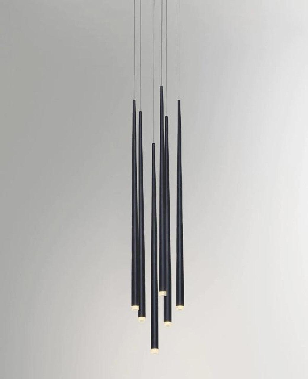 diy-slender-cone-chandelier
