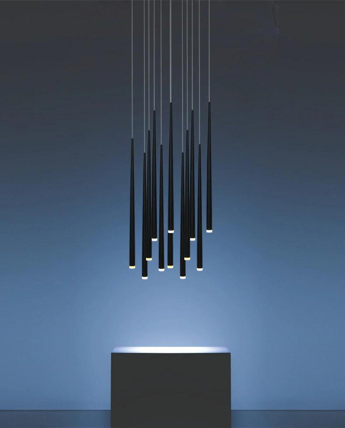 diy-slender-cone-chandelier