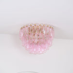 Poliedri Pink Ceiling Light