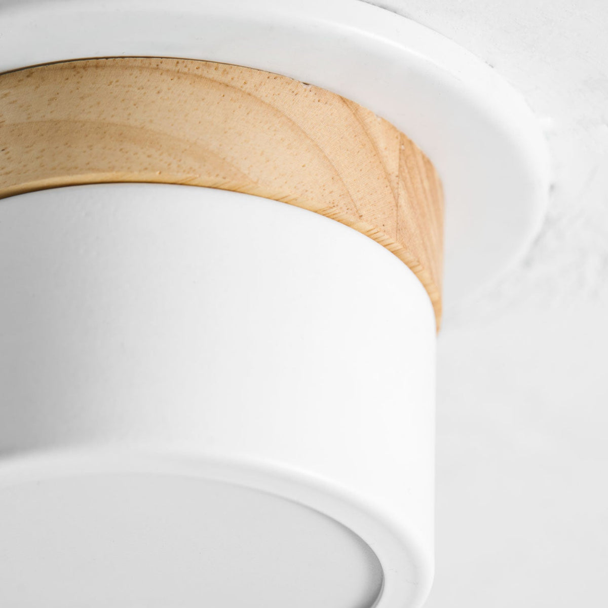 Alva Wooden Surface Downlight – Scandinavian Minimalist Ceiling Lamp