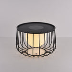 Rowan Cage Solar Lantern – Modern Outdoor Portable Lamp