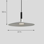Lumina Circular LED Pendant Light in Metal Finishes