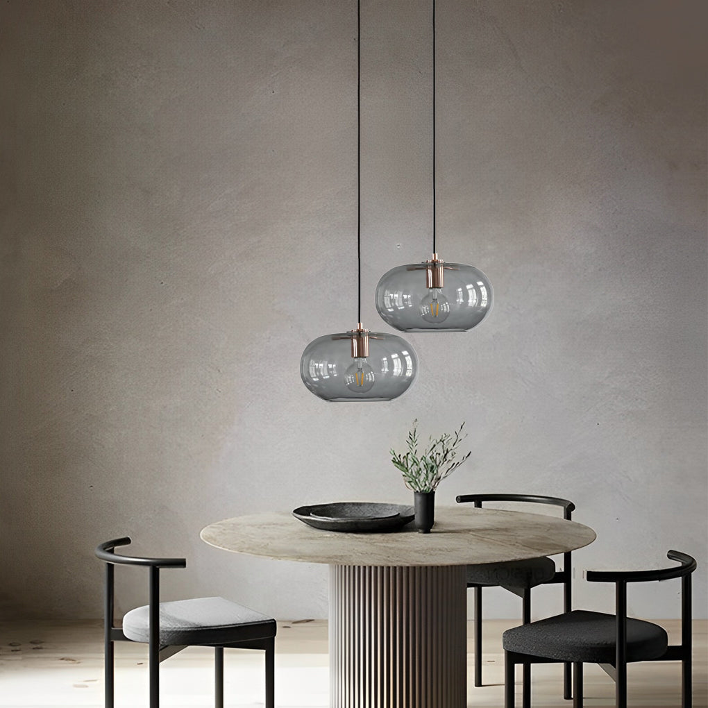 Aurelia Glass Pendant Light – Art Deco LED Ceiling Lamp for Modern Interiors