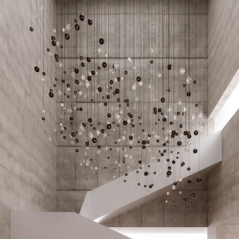 Dark & Bright star Pendant Light