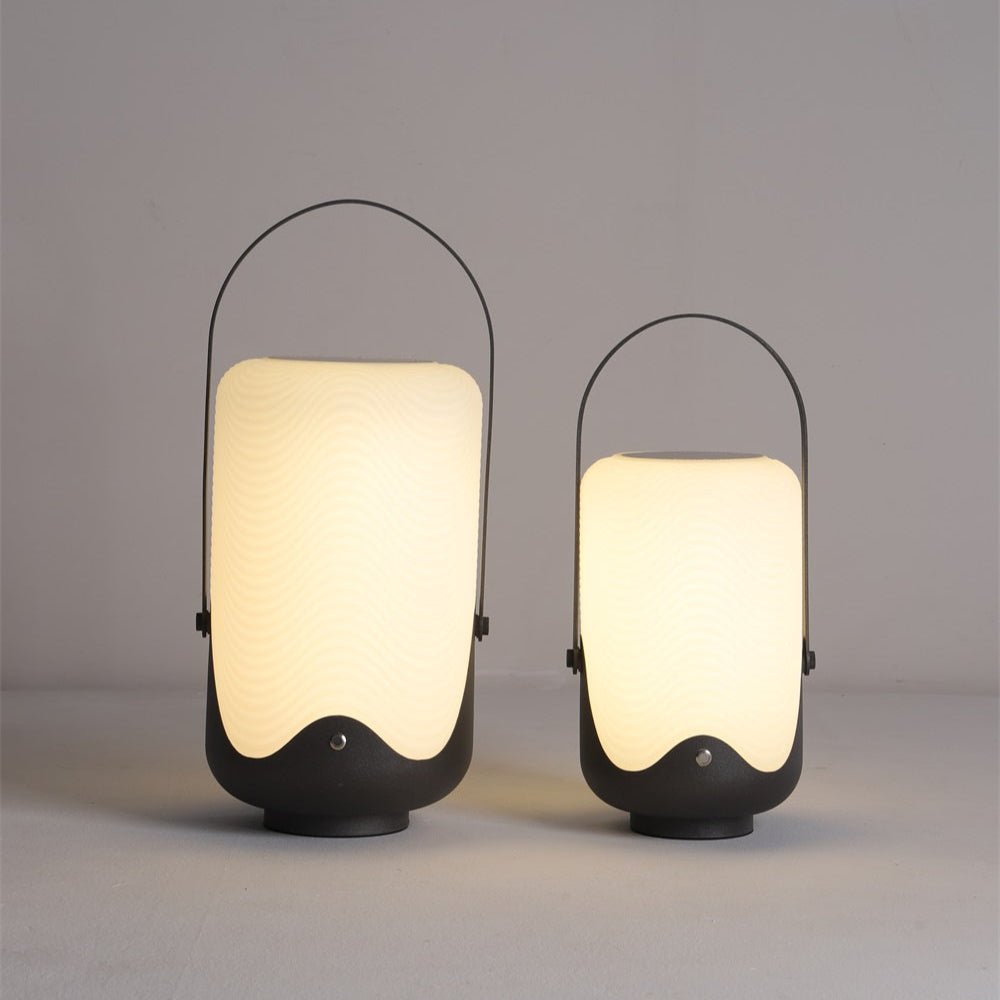 Dawntrail Solar Lantern Outdoor Lamp – Matte Black Steel, IP65