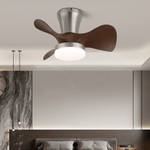 Arvento Ceiling Fan Light with LED and Remote – Modern Low-Profile Design