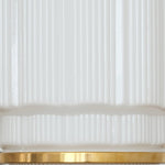 Dean Brass and Glass Pendant Light for Dining Room and Kitchen Island
