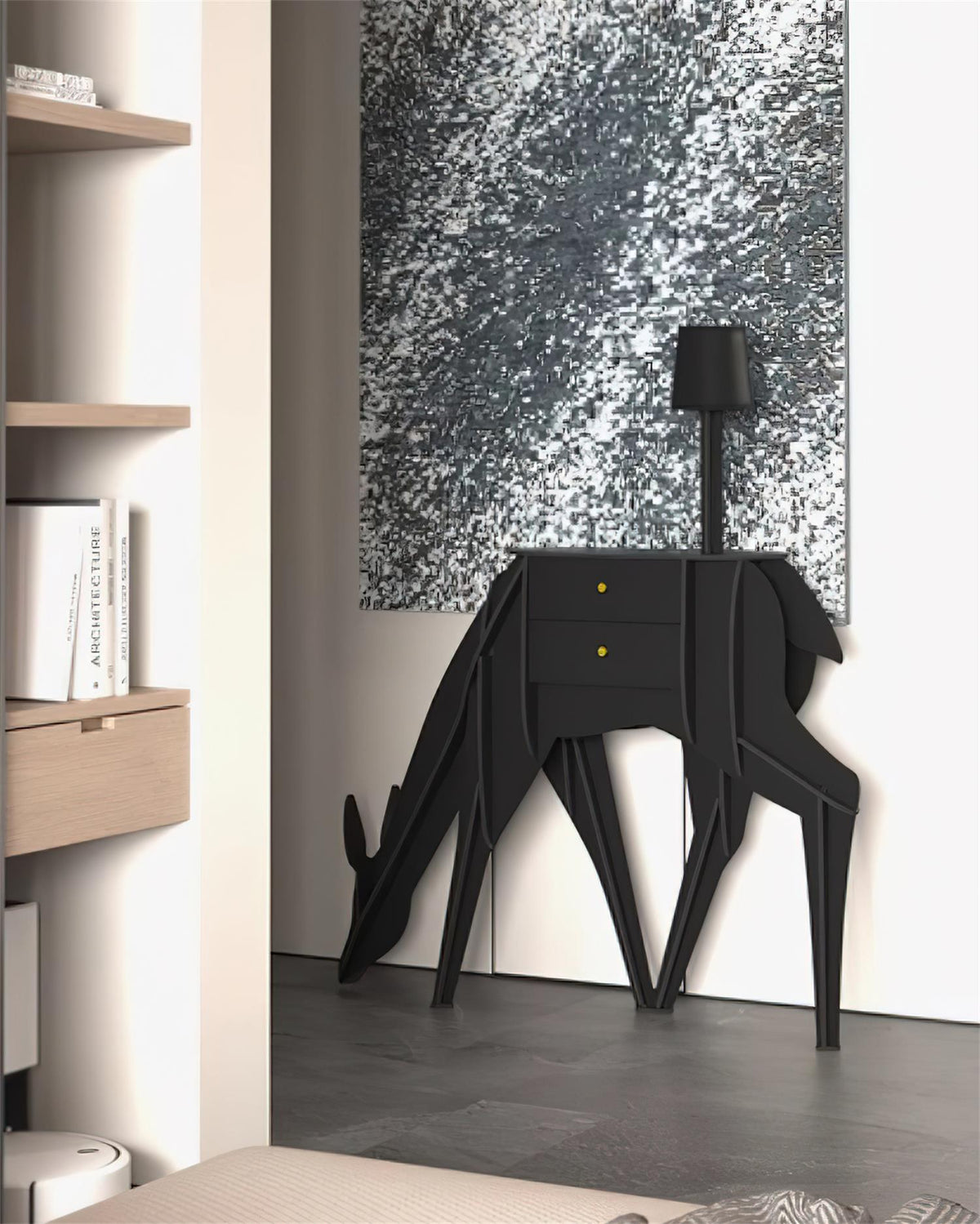 Deer Art Floor Lamp