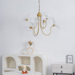 Delicate Lotus Leaf Chandelier