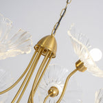 Delicate Lotus Leaf Chandelier
