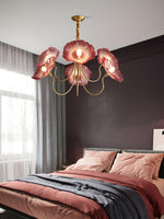 Delicate Lotus Leaf Chandelier