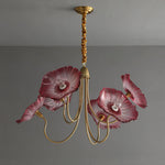 Delicate Lotus Leaf Chandelier