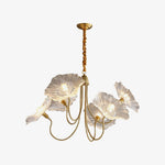 Delicate Lotus Leaf Chandelier
