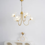 Delicate Lotus Leaf Chandelier