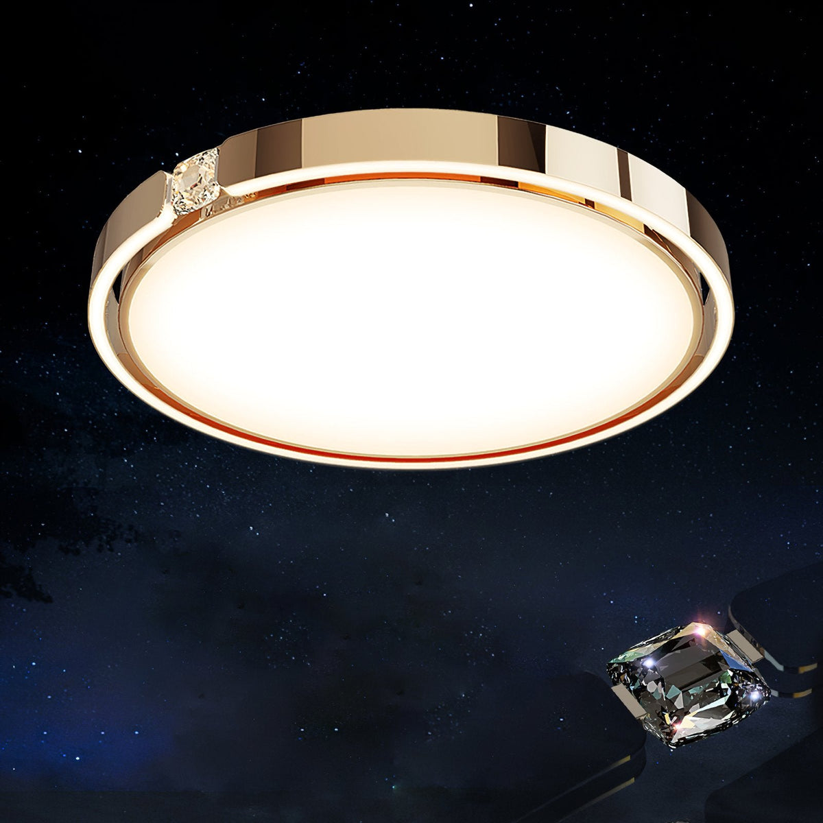Diamond Ring Ceiling Light