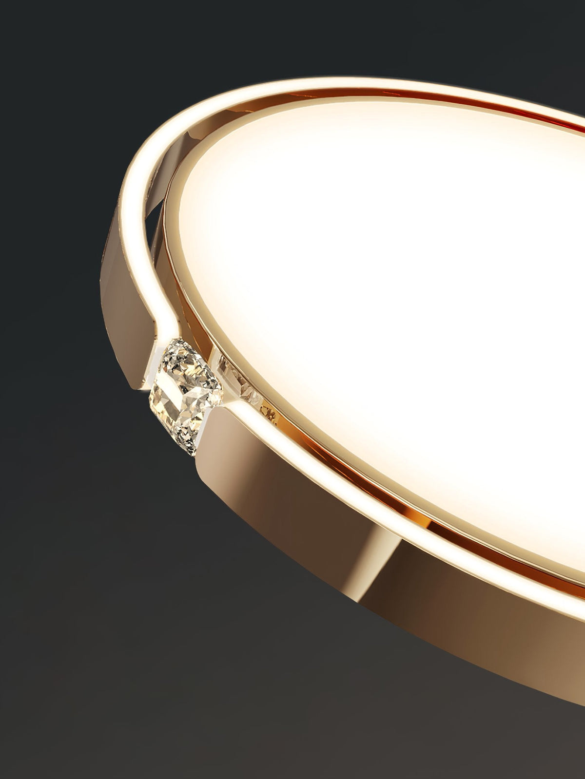 Diamond Ring Ceiling Light