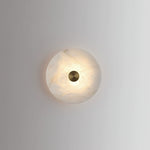 Disc Shaped Alabaster Wall Light