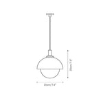 Dome Perforated Pendant Lamp