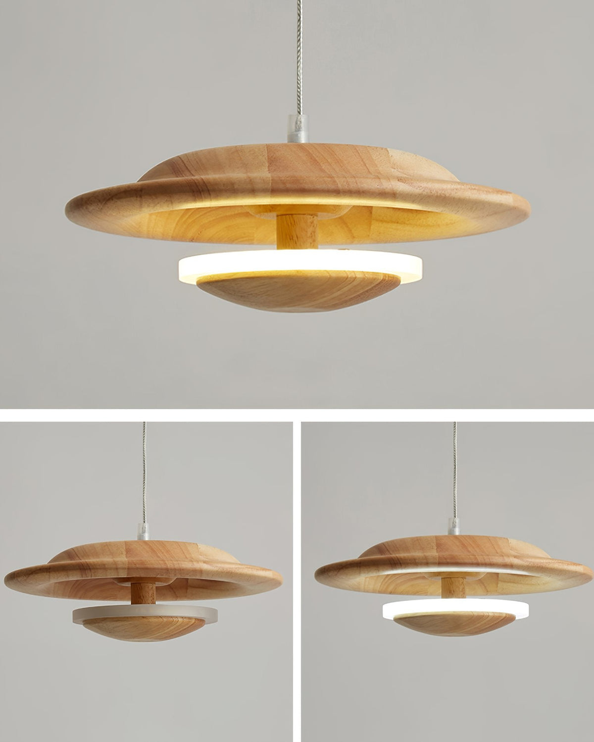 Dome Wood Pendant Lamp
