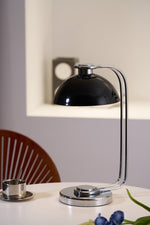 Domex Modern Desk Lamp with Chrome Accents and Integrated LED