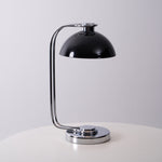 Domex Modern Desk Lamp with Chrome Accents and Integrated LED
