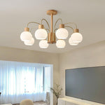 Donnelly Wooden Chandelier – Modern 6-Light Ceiling Pendant for Dining & Living Rooms