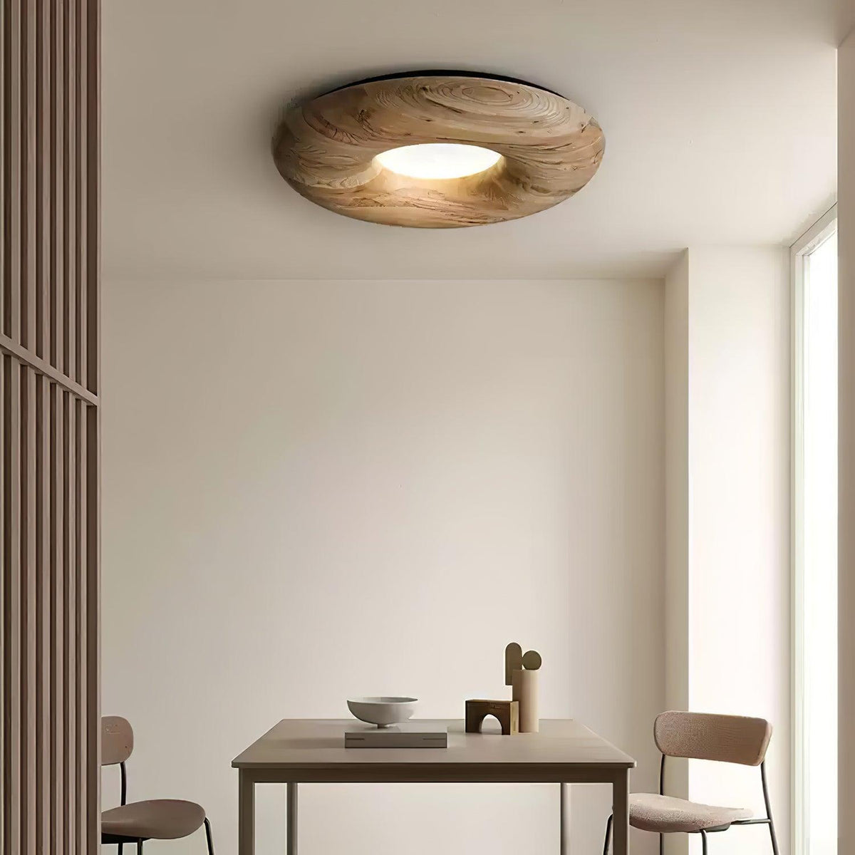 donut-wood-ceiling-light