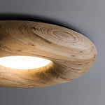 donut-wood-ceiling-light