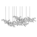 Double Layer Combination Gingko Chandelier