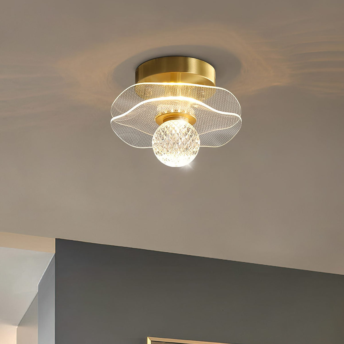 Double Layer Flower Ceiling Lamp