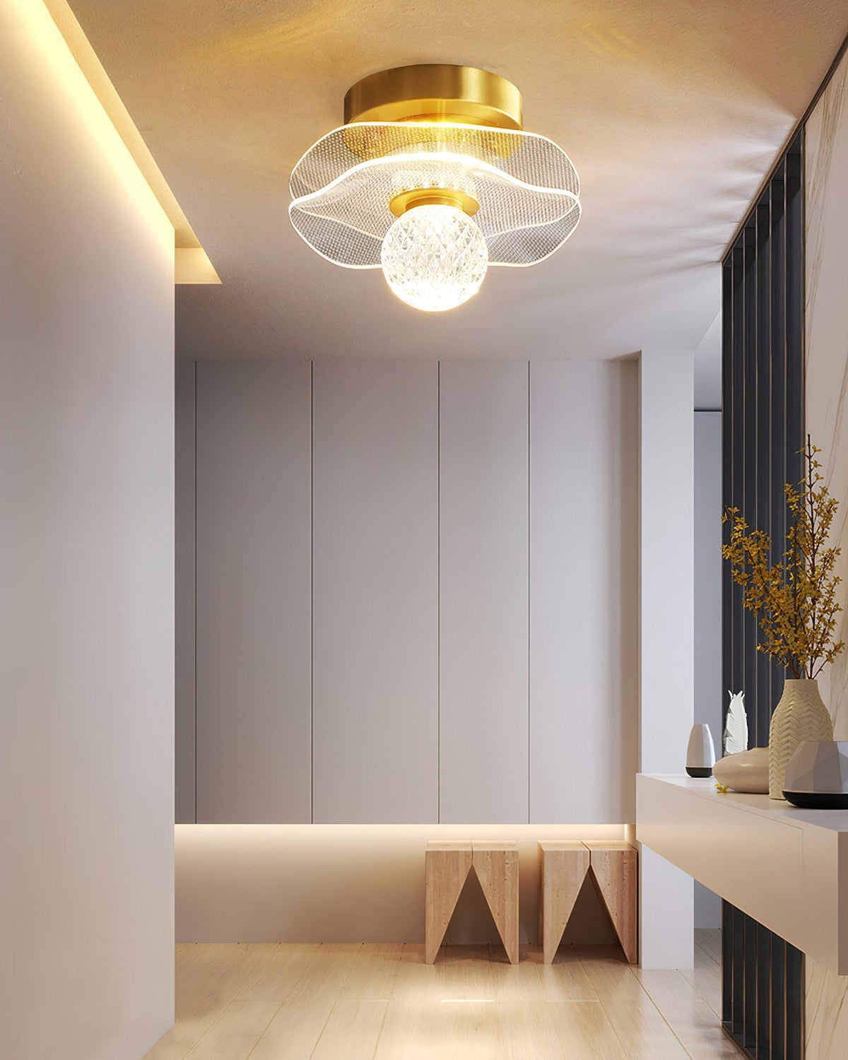 Double Layer Flower Ceiling Lamp