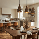 Dravik Hammered Brass Pendant Light Collection – Artisan Metal Pendants for Modern Interiors