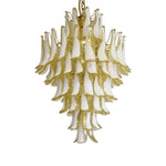 Dravina Glass Petals Pendant Chandelier – Handcrafted Murano-Style Lighting