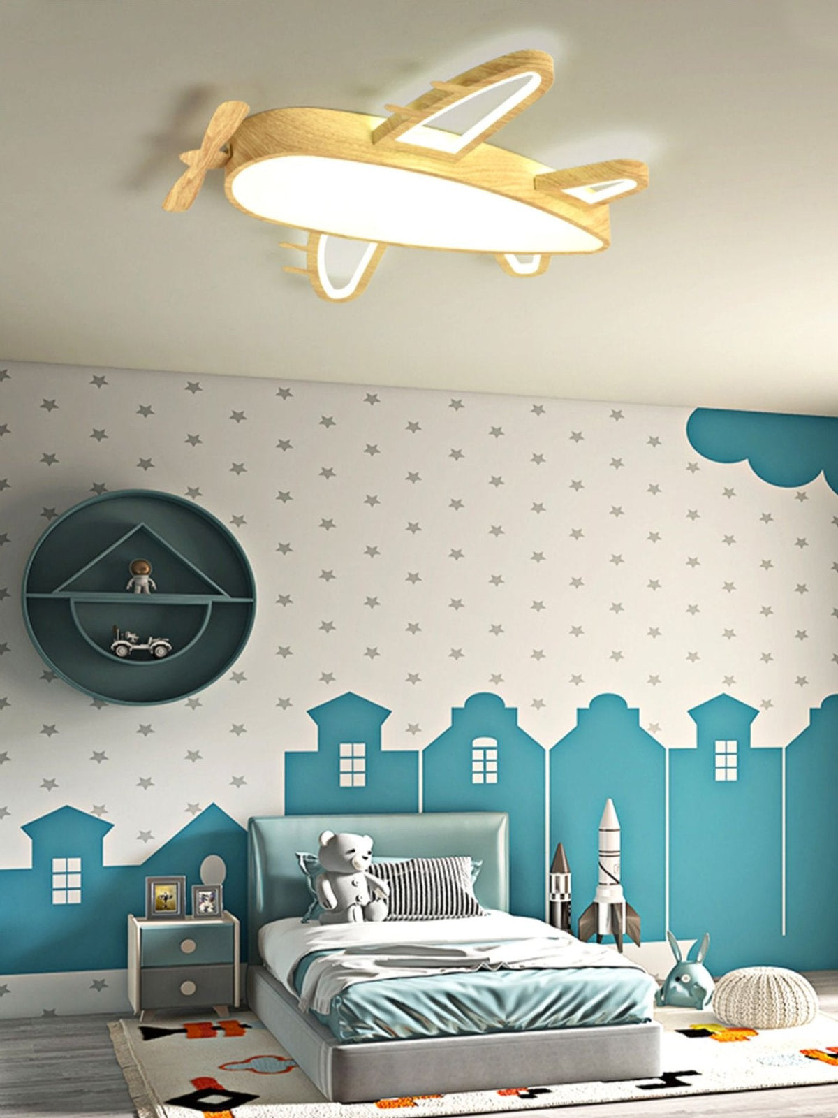 Dream Propeller Aircraft Ceiling Light
