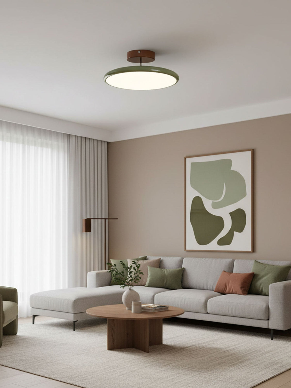 Drift Adjustable Ceiling Light – Modern LED Flush Mount for Living Room & Bedroom