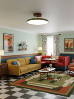Drift Adjustable Ceiling Light – Modern LED Flush Mount for Living Room & Bedroom