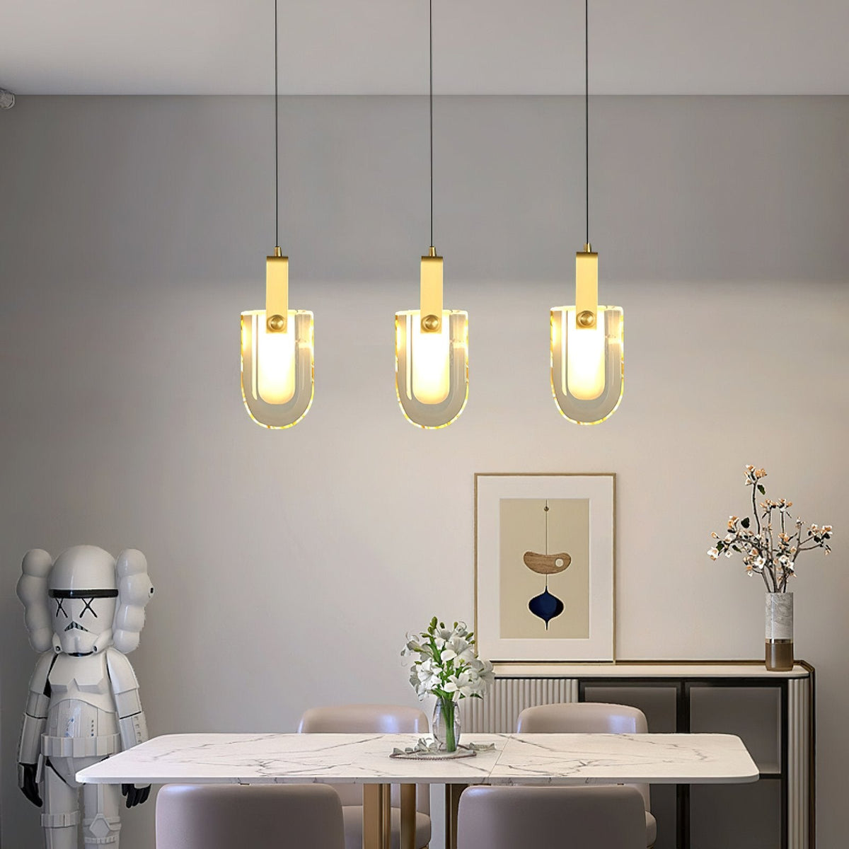 Droplet Crystal Pendant Lamp