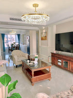 Drum Glass Chandelier