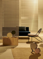Duet Disc Modern LED Table Lamp with Dual Acrylic Shades, Nickel Finish